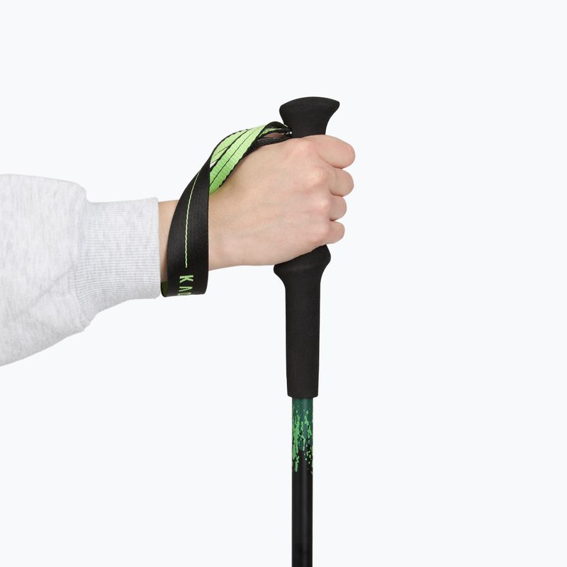 Bețe de trekking KADVA Torre reglabile din carbon verde 6
