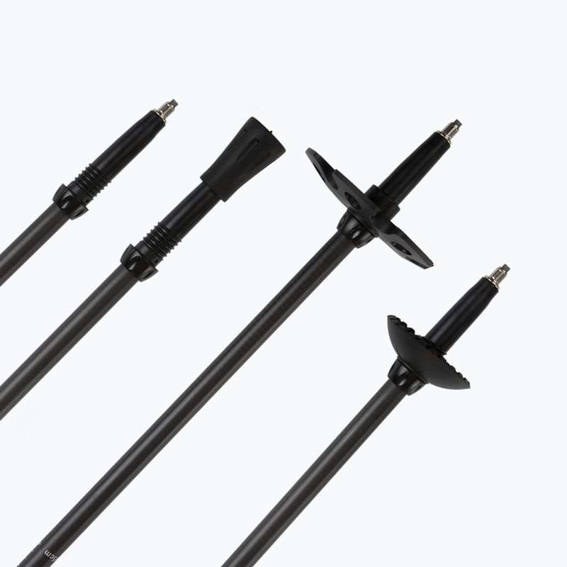 Bețe de trekking KADVA Torre reglabile din carbon verde 7