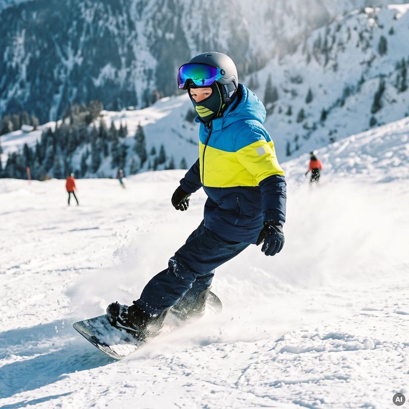 Cagulă pentru copii KADVA Elevate Seamless JR albastru 7