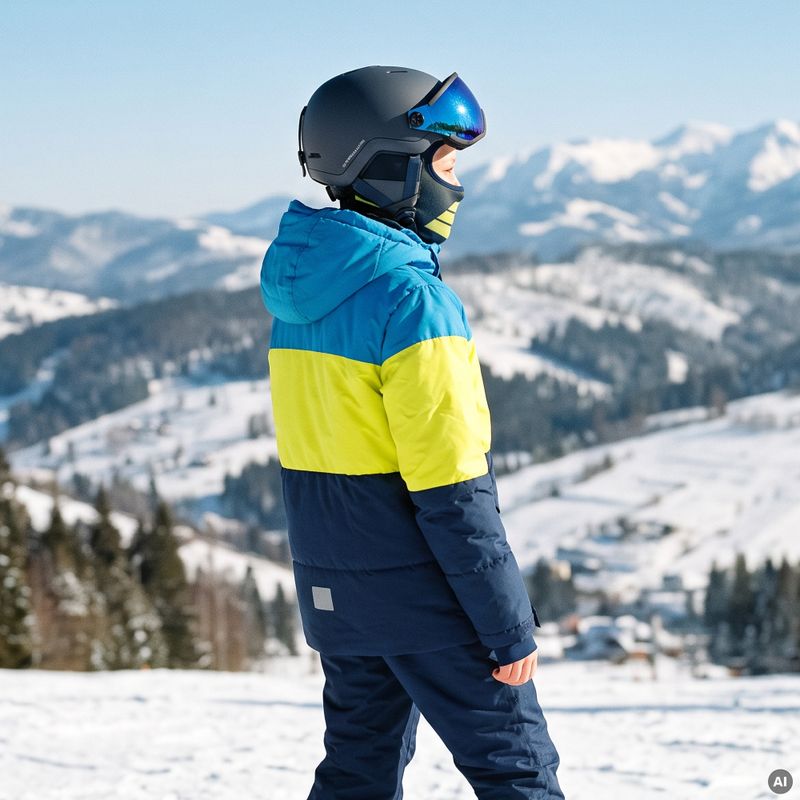 Cagulă pentru copii KADVA Elevate Seamless JR albastru 8