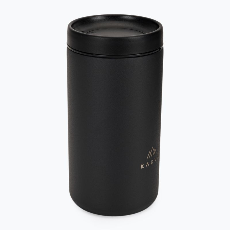 Cana termică KADVA 360 DrinkRing 350 ml neagră
