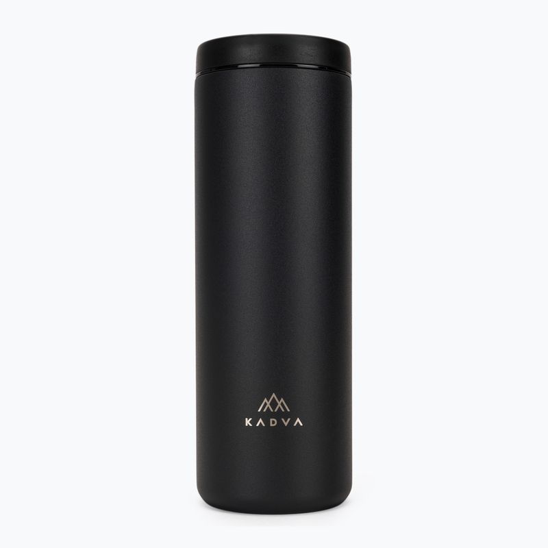 Cana termică KADVA 360 DrinkRing 600 ml neagră 2