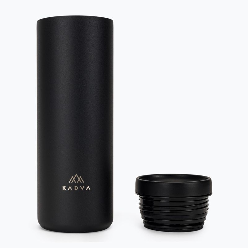 Cana termică KADVA 360 DrinkRing 600 ml neagră 4