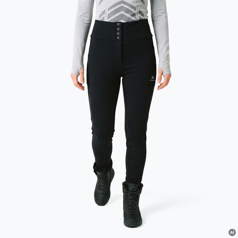 Pantaloni de schi damă KADVA Nora WMNS WP 5K/3K SOFTSHELL negru 2