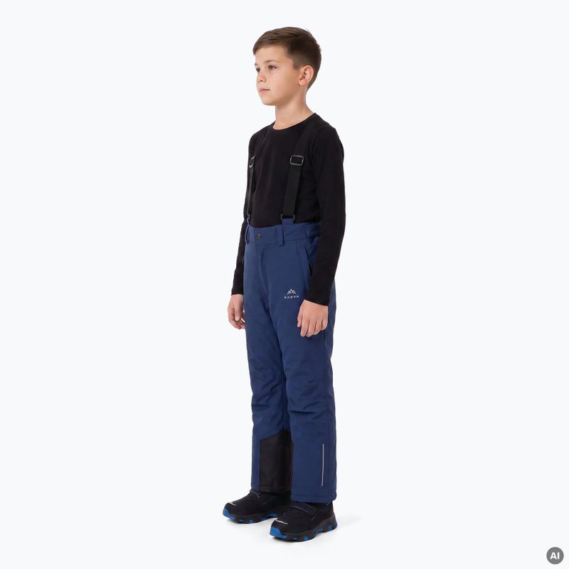 Set complet de schi pentru copii KADVA Skiki KDG WP 5K/3K albastru închis 4