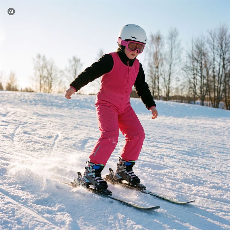 Pantaloni de schi pentru copii KADVA Totto KDG WP 5K/3K roz 4
