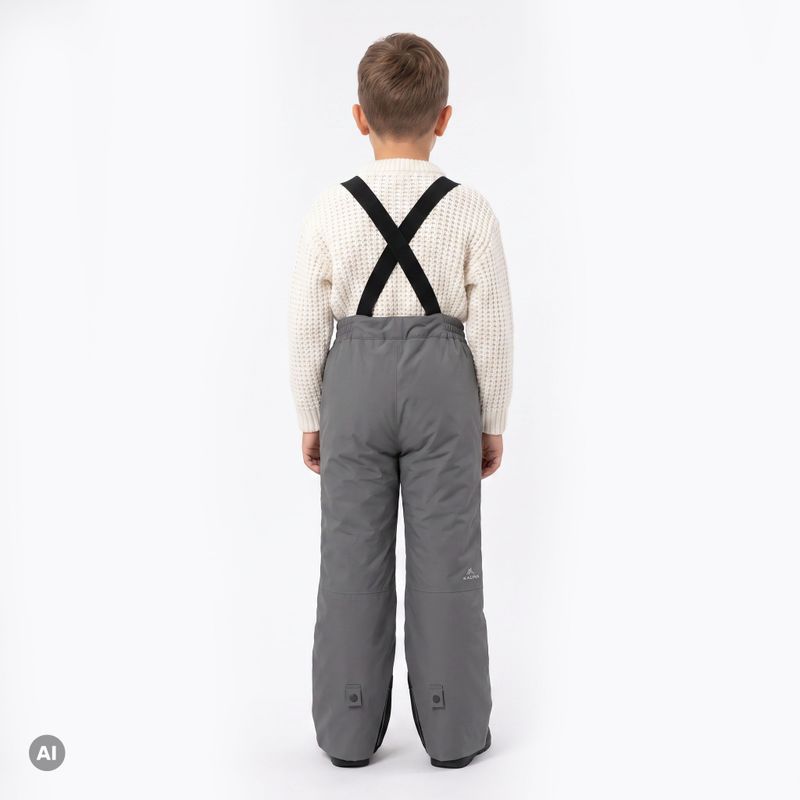 Pantaloni de schi pentru copii KADVA Moky JR WP 8K/5K argintiu 2