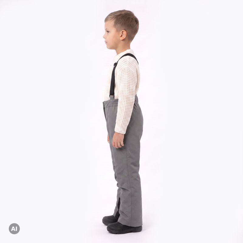 Pantaloni de schi pentru copii KADVA Moky JR WP 8K/5K argintiu 3
