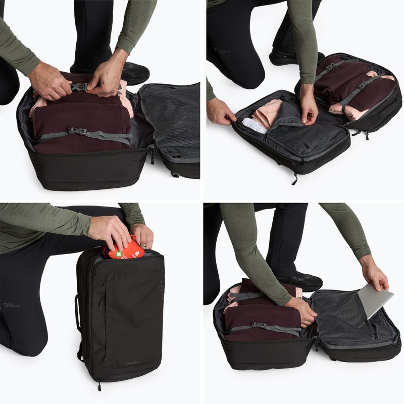 Rucsac turistic KADVA traWELL 28 l negru 7