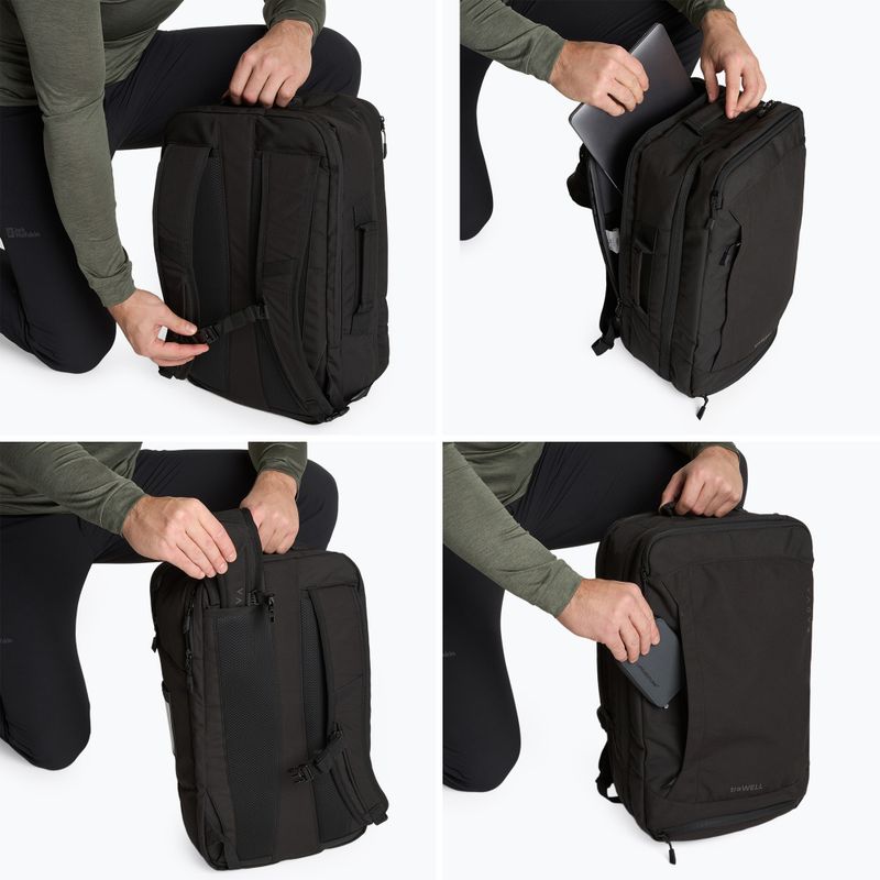 Rucsac turistic KADVA traWELL 28 l negru 8