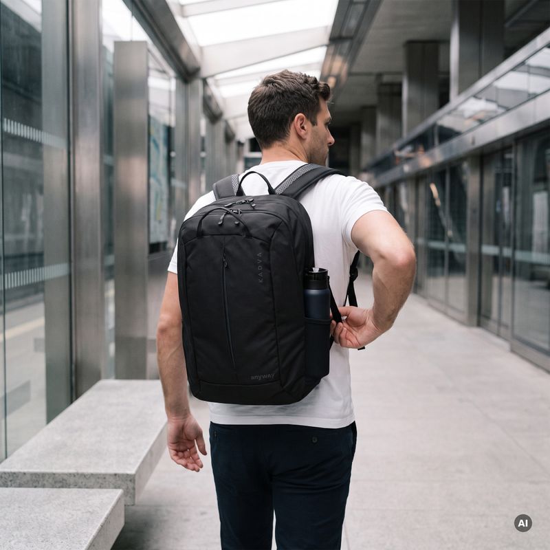 Rucsac turistic KADVA anyWAY 25 l negru 7