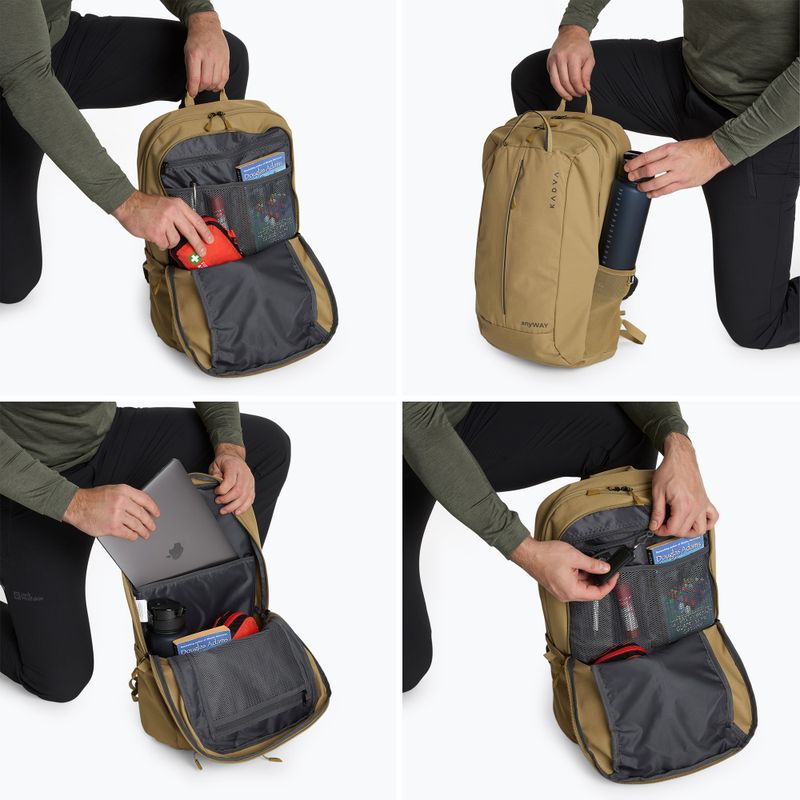 Rucsac turistic Kadva anyWAY 25 l piaskowy 7