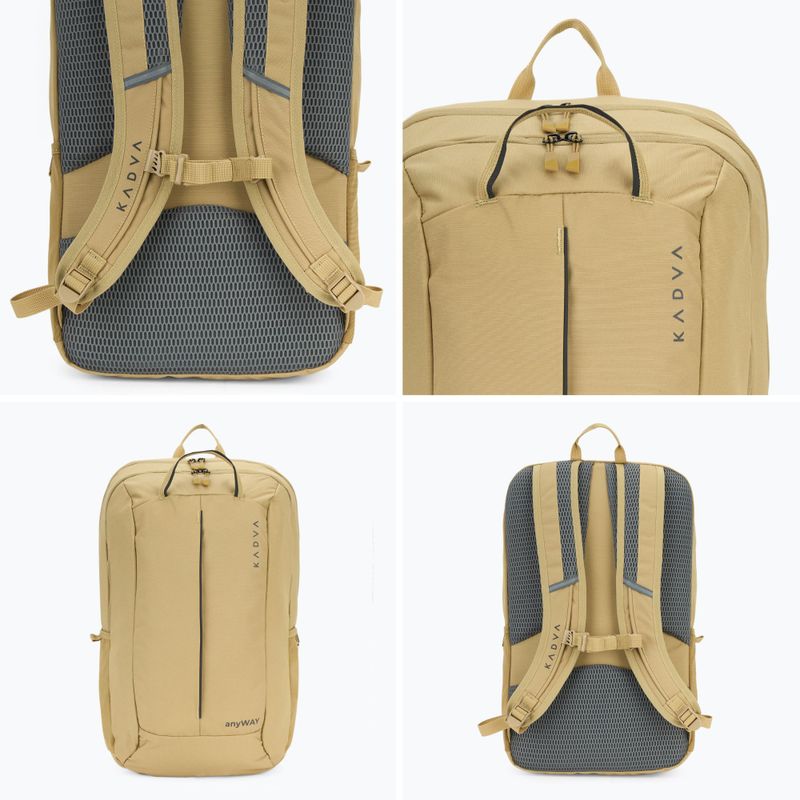 Rucsac turistic Kadva anyWAY 25 l piaskowy 9