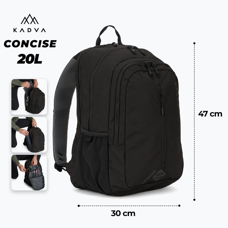Rucsac turistic Kadva Concise 20 l black 2