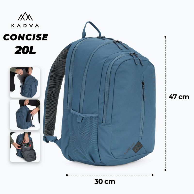 Rucsac turistic Kadva Concise 20 l czarny 2