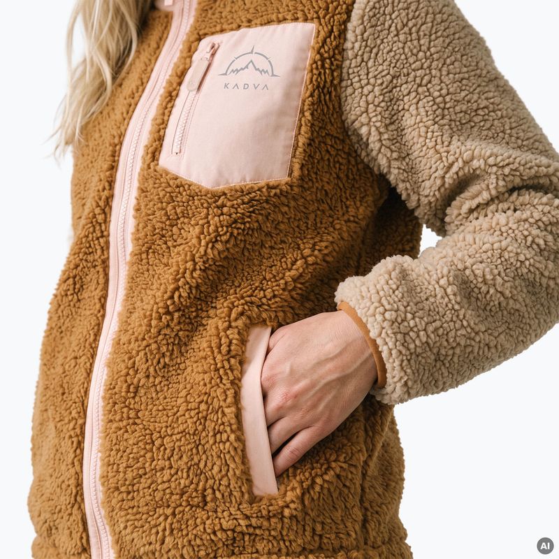 Bluza polară damă KADVA Rodvik WMNS bej 7