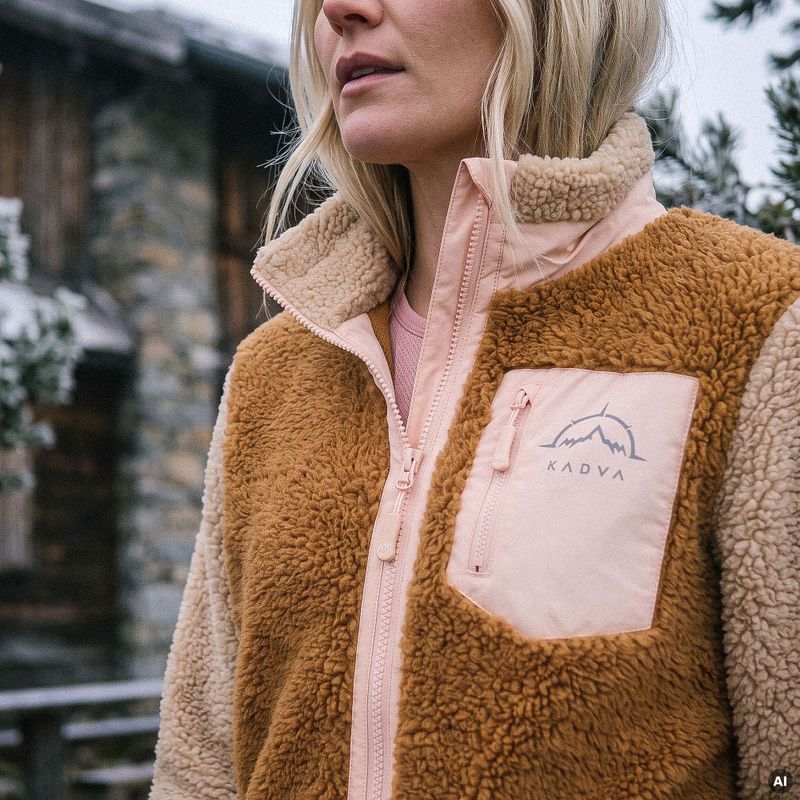 Bluza polară damă KADVA Rodvik WMNS bej 12