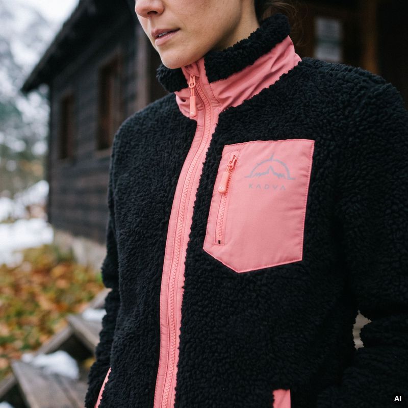 Hanorac fleece damă KADVA Rodvik WMNS negru 12