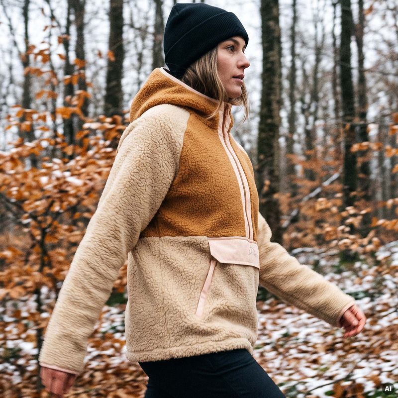 Bluza polară damă KADVA RODIA WMNS bej 11