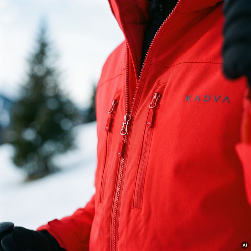 Geacă de schi pentru bărbați KADVA Edge X Jacket roșu 12