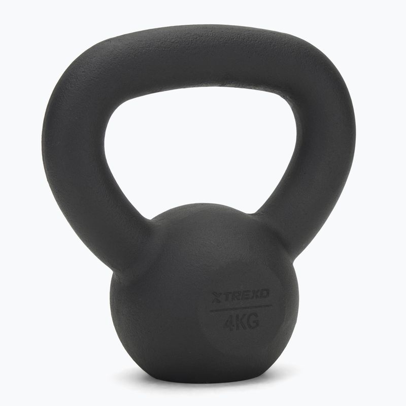 Kettelbell din Fontă TREXO 4kg negru