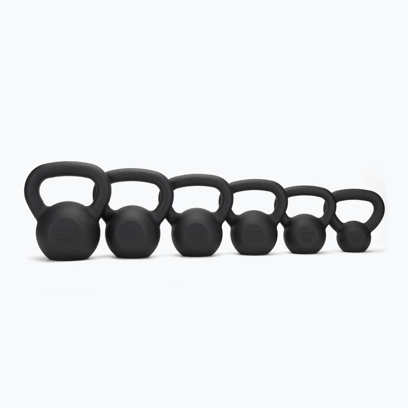 Kettelbell din Fontă TREXO 10kg negru 3