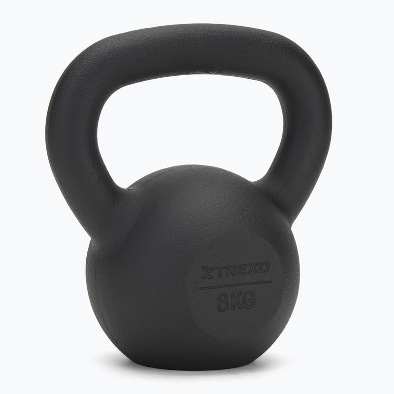 Kettelbell din Fontă TREXO 8kg negru
