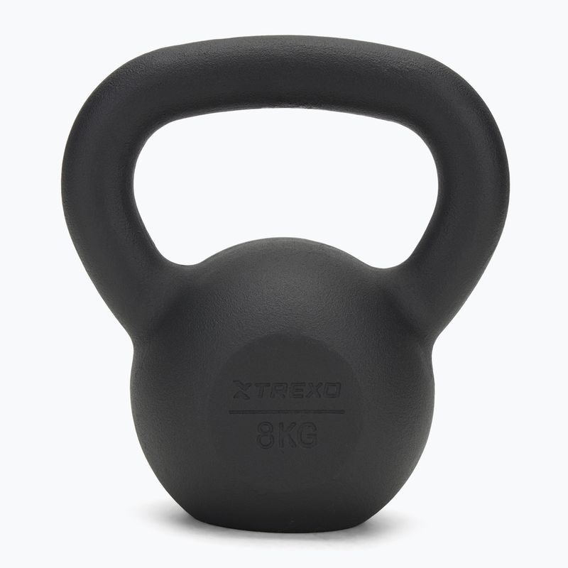 Kettelbell din Fontă TREXO 8kg negru 2