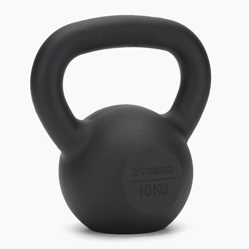Kettelbell din Fontă TREXO 10kg negru