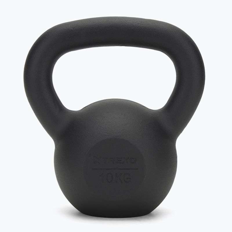 Kettelbell din Fontă TREXO 10kg negru 2
