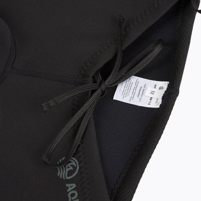 Pantaloni scurți din neopren pentru bărbați AQUASTIC HydroCore SH 1.5 mm negru 10