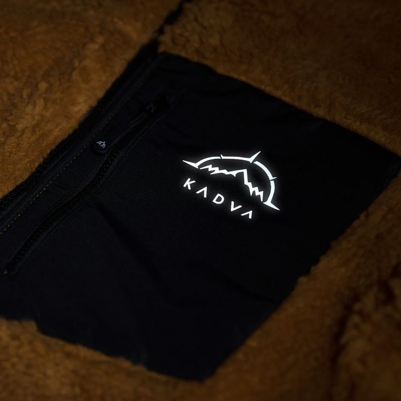 Hanorac fleece bărbați KADVA Rodvik maro 9