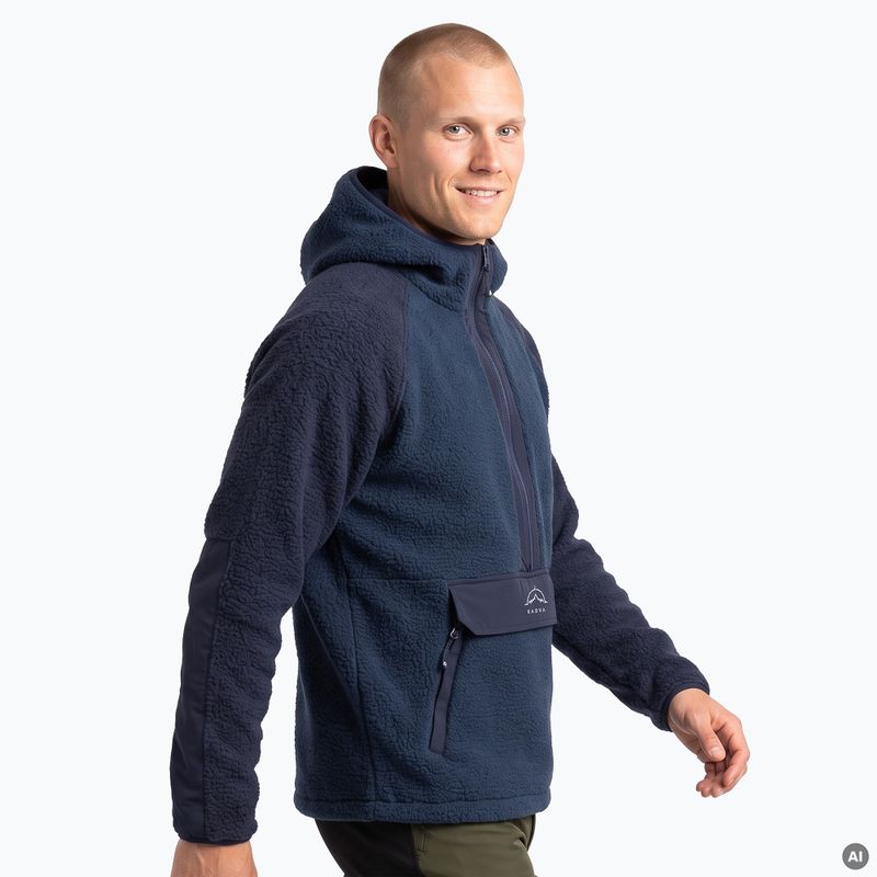 Bluza polar pentru bărbați KADVA RODIA albastru închis 5