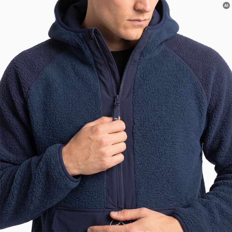 Bluza polar pentru bărbați KADVA RODIA albastru închis 6