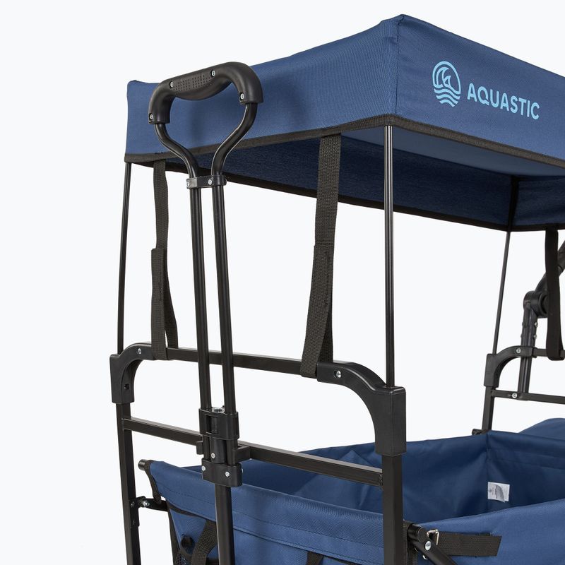 Cărucior de transport AQUASTIC Cart albastru 4