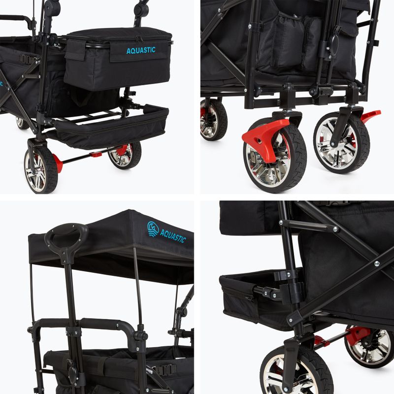 Cărucior de transport AQUASTIC Luxor negru 5