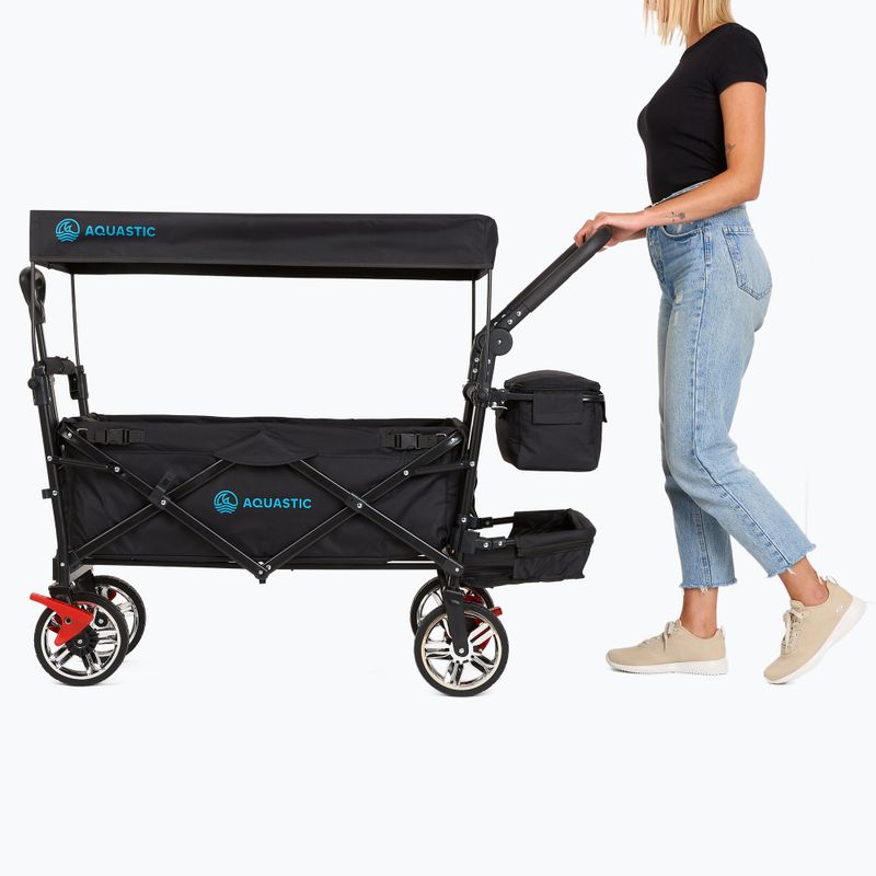 Cărucior de transport AQUASTIC Luxor negru 8