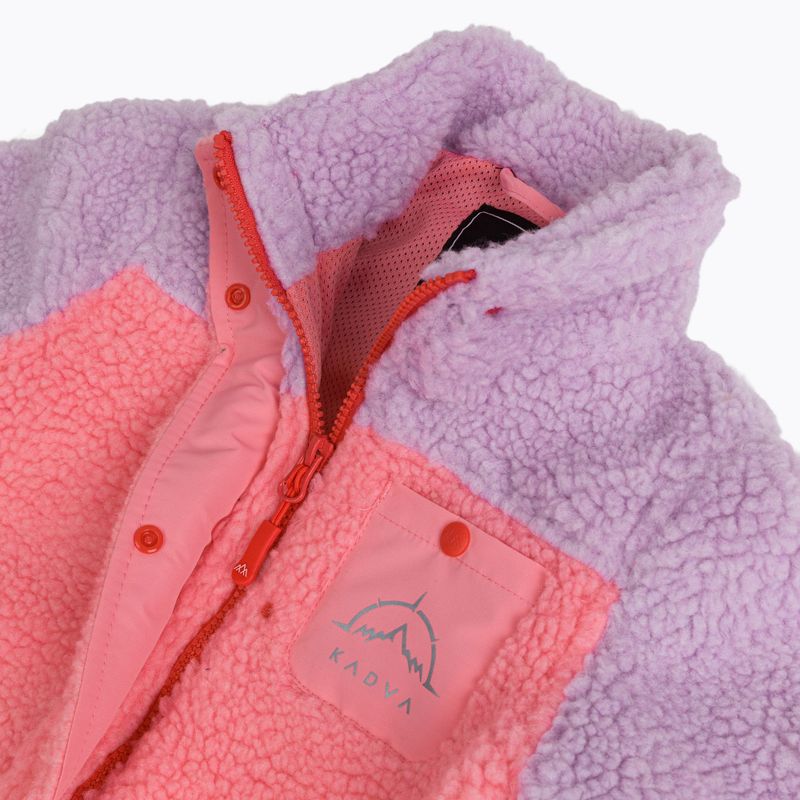 Hanorac fleece pentru copii KADVA RODVIK KDG roz 13