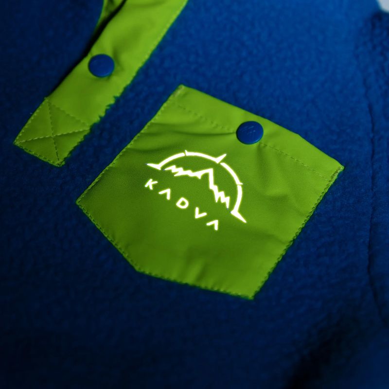 Hanorac fleece pentru copii KADVA RODIA KDB albastru 9