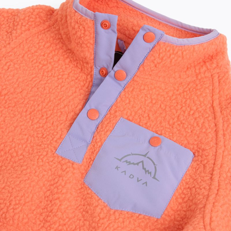 Bluza polar pentru copii KADVA RODIA KDG portocaliu 13