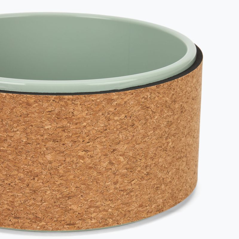 Cerc pentru yoga XTREXO korkowa Flowheel 26 cm măsliniu 4