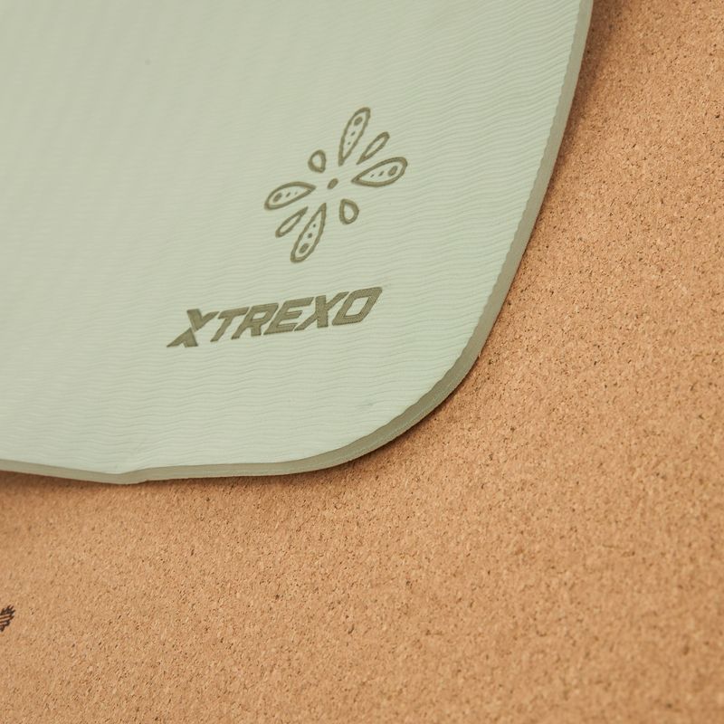 Covoraș de yoga XTREXO cork 6 mm natural 5
