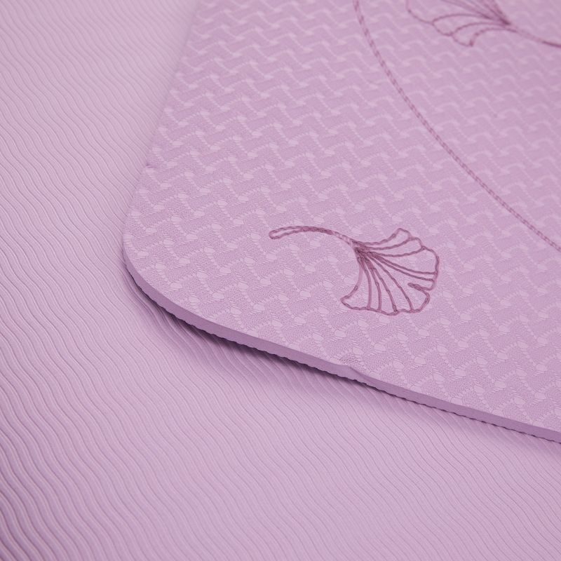 Covoraș de yoga XTREXO EcoGrip 6mm mov 5