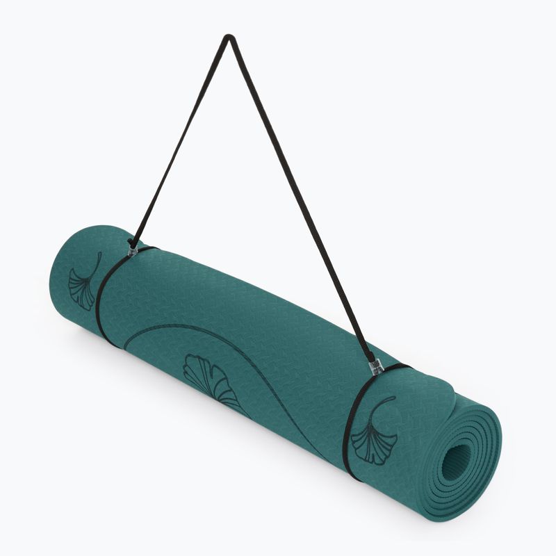 Covoraș de yoga XTREXO EcoGrip 6mm verde 6