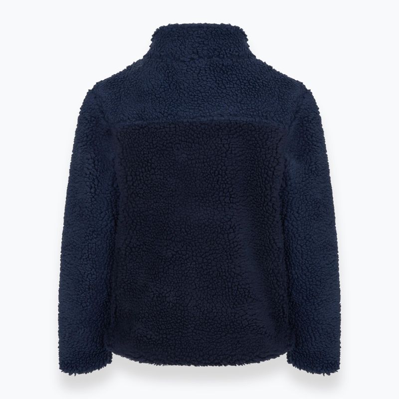 Hanorac fleece pentru copii KADVA Rodvik JR albastru închis 4