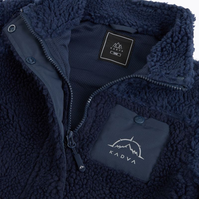 Bluza polarowa dziecięca KADVA Rodvik JR granatowy 3