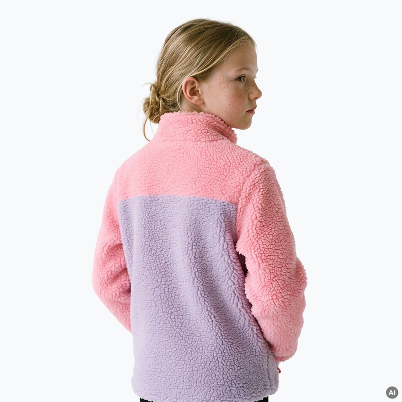 Hanorac fleece pentru copii KADVA Rodvik JRG roz 2