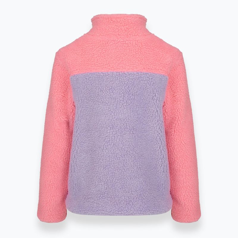 Hanorac fleece pentru copii KADVA Rodvik JRG roz 4
