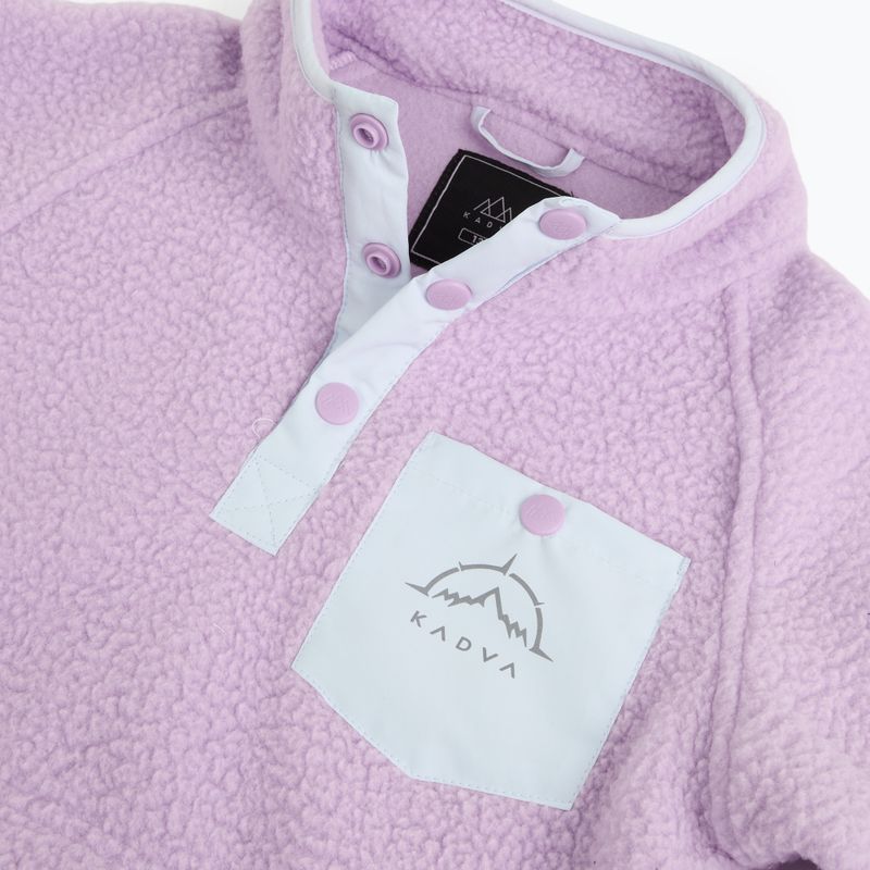 Hanorac fleece pentru copii KADVA RODIA JRG mov 13