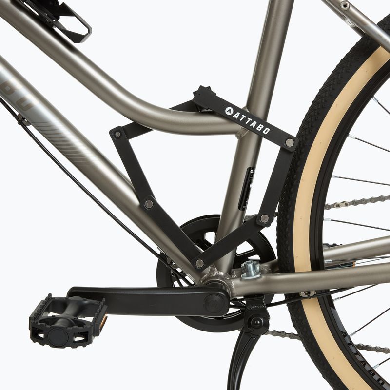 Lacăt de bicicletă ATTABO F.68 pliabil negru 5